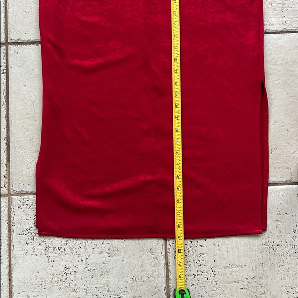 INC long red dress size 8 - Picture 8 of 10